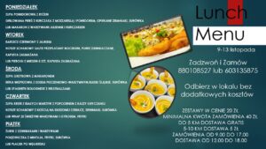 Lunch menu Luksor Poręba