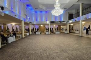 Parkiet taneczny w sali balowej Luksor